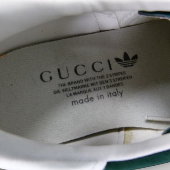 Gucci x Adidas Gazelle Green Suede Sneakers – Women’s Size 10 - Picture 11 of 11